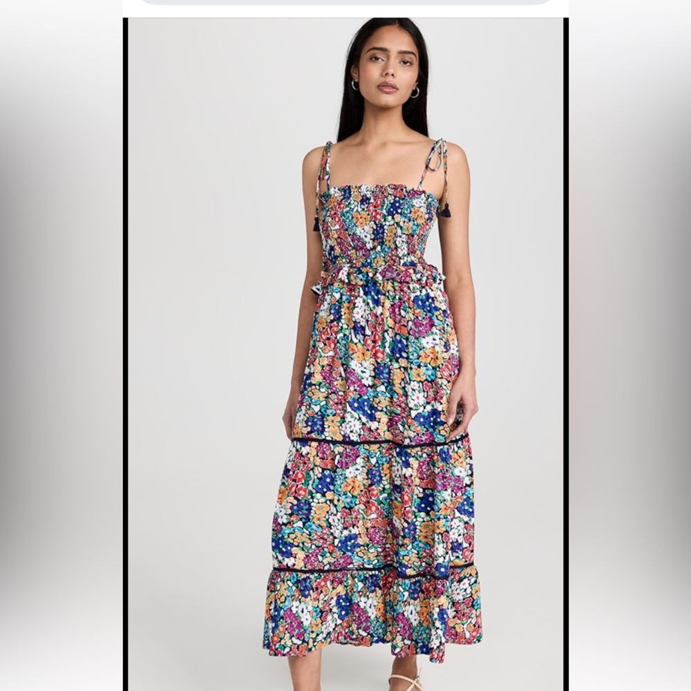 Lost + Wander Renoirs Terrace Floral Maxi Dress - Multicolor Rainbow